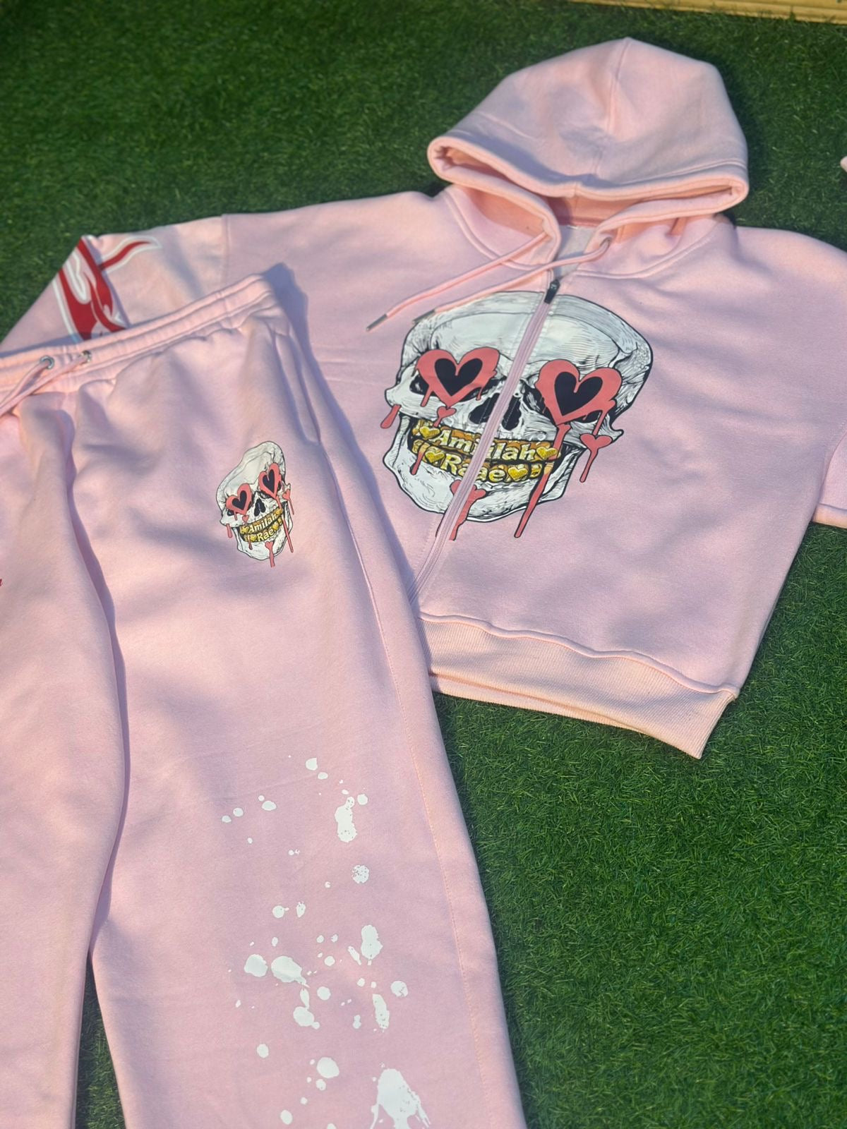 Real Lovers Never Die Pink SweatSuit